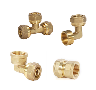 Pex compression fittings