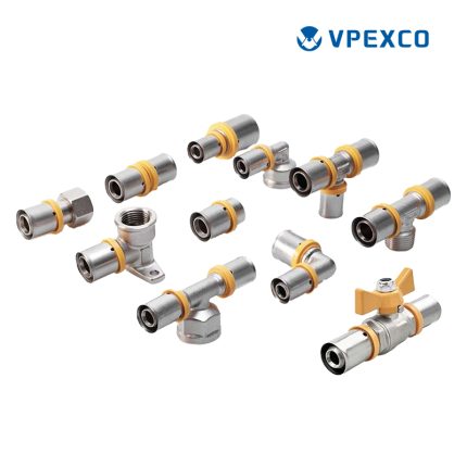 press gas fittings for pex al pex gas pipe