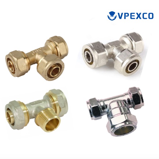 brass pex fittings different surface color