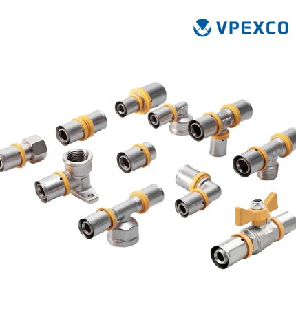 press gas fittings for pex al pex gas pipe