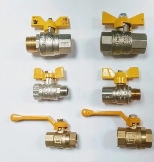 brass gas valve different types